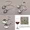 200pcs Stainless Steel Ball and Coil Earring Hooks Findings Ear Wires Fish Hook Earrings Hoops Ear Wire for DIY Jewelry Making